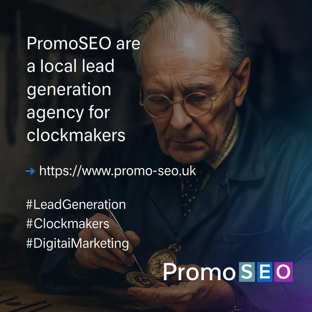 ukpromoseo's tweet image. PromoSEO are a local lead generation agency for clockmakers — helping traditional craftsmen attract consistent, high-quality leads through smart digital marketing strategies.

👉 promo-seo.uk

#LeadGeneration #Clockmakers #DigitalMarketing #PromoSEO