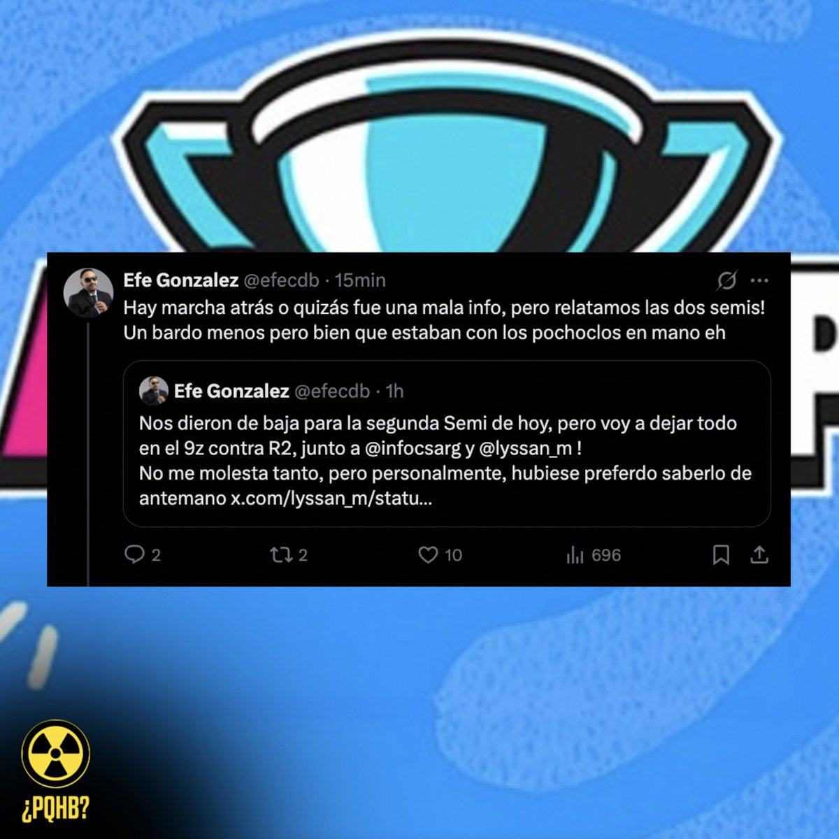 ¿Por qué hay bardo? tweet media