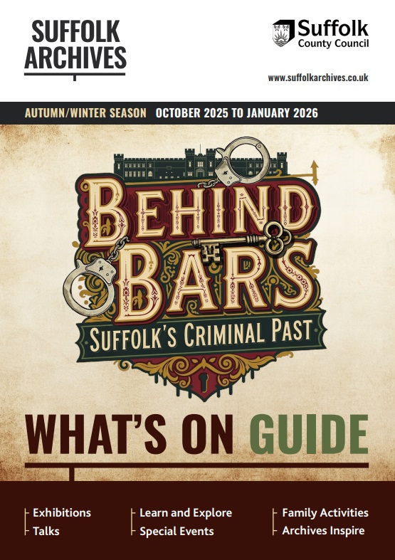 SuffolkArchives's tweet image. Have you picked up our latest What&apos;s On Guide yet? Read about our latest #exhibitions, #talks, #walks, #workshops, #familyactivities, #Christmas events. Available at The Hold Ipswich, your local library, and online orlo.uk/oAxPN New events added to our website regularly