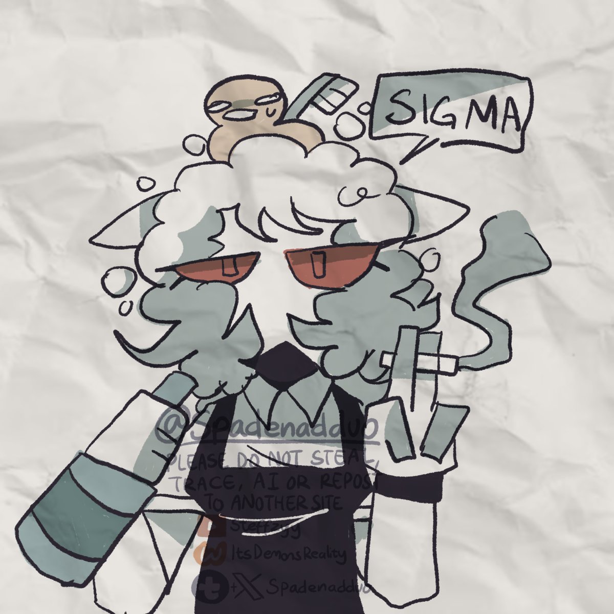 Half the fandom believes Bubble is an alcoholic now
#fundamentalpapereducation #fpe #fpefanart #fundamentalpapereducationfanart