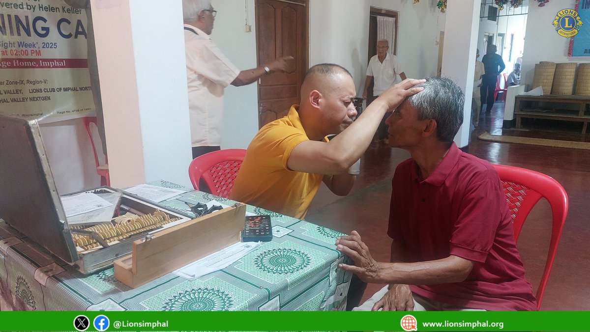 LionsImphal's tweet photo. Vision Checkup camp as observance of #WorldSightWeek at Mongsangei Old Age Home. Also conducted as 100 yrs of #knightsoftheblind speech by #HelenKeller
#lionsclubofimphal #lionsinternational #dist322d #sightfirst @lionsclubs https://t.co/nJql0OfpjE