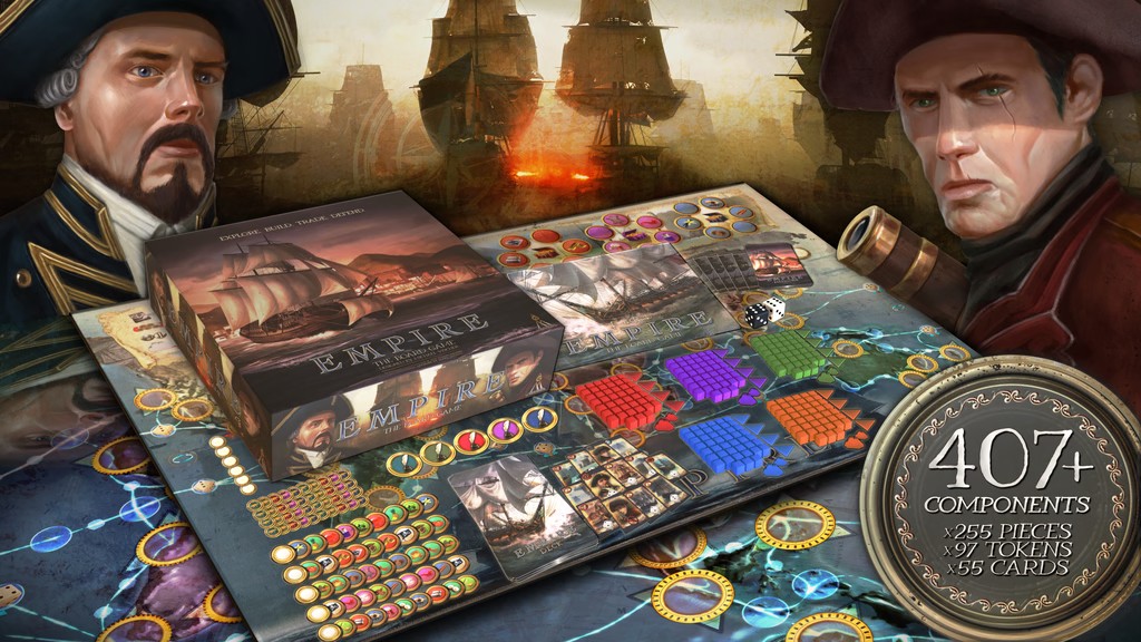 Fraiserapheal's tweet image. ⚔️ Empire: The Boardgame is live on Kickstarter!
Explore, build, trade & defend in the Age of Discovery.
Can you forge a global empire that stands the test of time? 🌍
Signup now → kickstarter.com/projects/aom-g…
#Kickstarter #BoardGames #StrategyGame #TabletopGaming #BoardGameLaunch