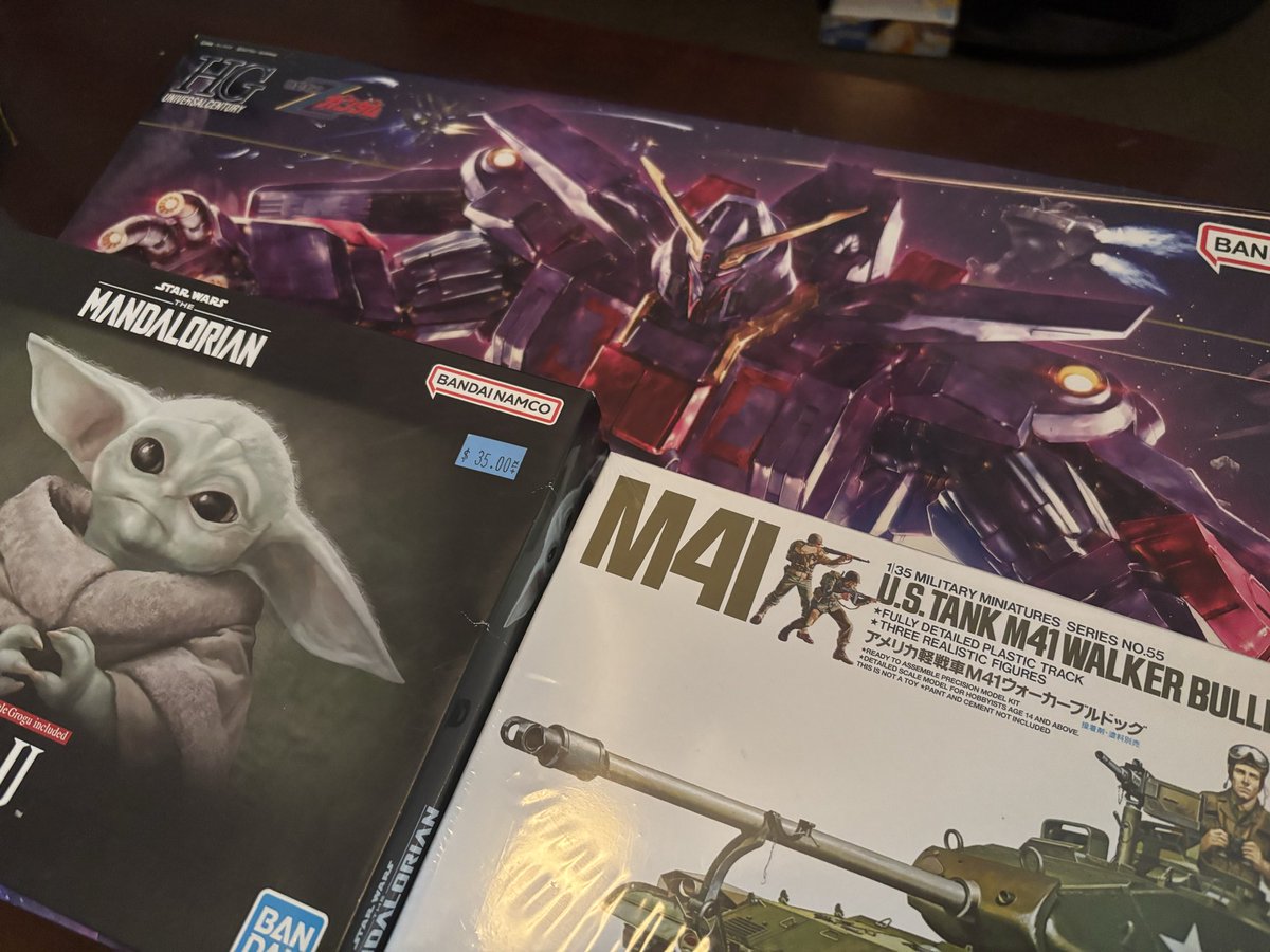 goldbullet_en's tweet image. Model Kits I picked up :D