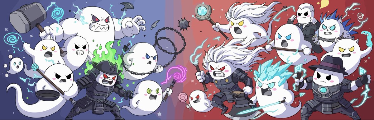 Zup guys, Ozone here!!

I just made this art banner and poster for @BoohBrawlers - a small but passionate game studio from Sweden that’s cooking up the next big mobile game! 🔥

They definitely deserve more spotlight 👀✨

About Booh World
Booh World is forging Booh Brawlers, a