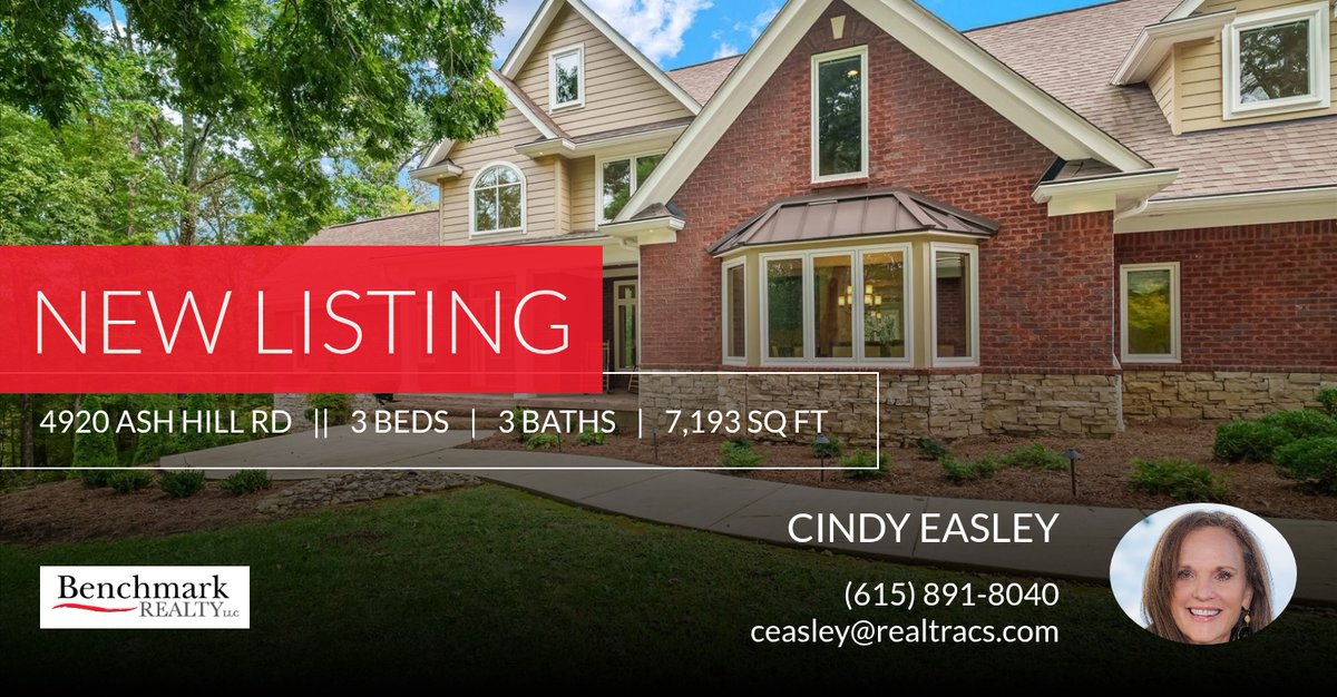 cindyeasley's tweet photo. 📍 New Listing 📍 Take a look at this fantastic new property that just hit the market located at 4920 Ash Hill Rd in Spring Hill. Reach out here or at (615) 891-8040 for more information

Cindy Easley, Broker
Benchmark Realty LLC
c... https://t.co/EzR8NwiT9U https://t.co/YjdK2GlSHT