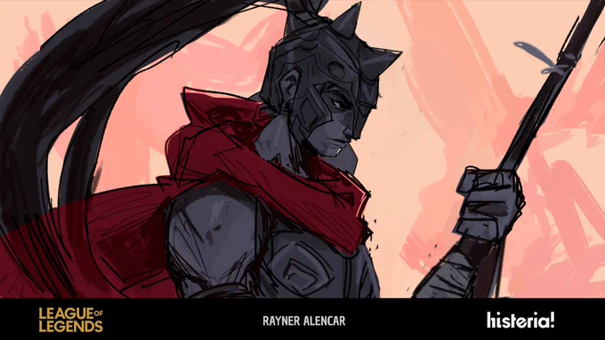Acabaram de sair alguns trabalhos que fiz para o trailer de Xin Zhao de League of Legends, e estou aqui para compartilhar um pouco com vocês! Foi uma mistura divertida de conceito e ilustração. Um agradecimento especial à incrível equipe da e da