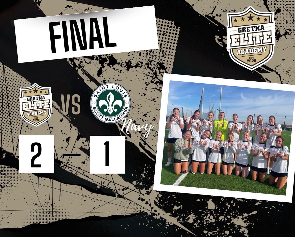 GEA 08G ECNL (@gretna08ecnl) on Twitter photo What’s the best way to describe when you…
✅ Beat a team you’ve never beaten before
✅ Score 2X on a team you’ve never scored on
We’re open to suggestions — but we’ll go with 🔥 RELENTLESS 🔥 for now!
#WeAreRelentless #BeElite
<a href="/JonBrezenski/">Jon Brezenski</a> <a href="/grant_j_10/">Grant Johannes, CSCS, USAW</a> <a href="/MagandaDaniel/">Daniel Maganda Sandoval</a> <a href="/GEA_ECNL/">Gretna Elite Academy ECNL</a> What’s the best way to describe when you…
✅ Beat a team you’ve never beaten before
✅ Score 2X on a team you’ve never scored on
We’re open to suggestions — but we’ll go with 🔥 RELENTLESS 🔥 for now!
#WeAreRelentless #BeElite
<a href="/JonBrezenski/">Jon Brezenski</a> <a href="/grant_j_10/">Grant Johannes, CSCS, USAW</a> <a href="/MagandaDaniel/">Daniel Maganda Sandoval</a> <a href="/GEA_ECNL/">Gretna Elite Academy ECNL</a>