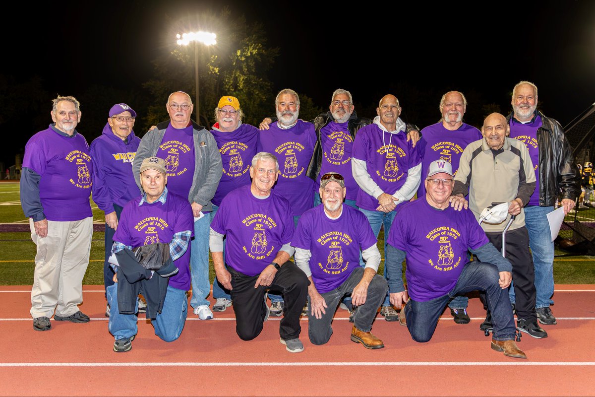 Last night we got to recognize our conference champions from 1974! They were the first WHS team to participate in the IHSA State Playoffs! Thank you to Rick Kannenberg for organizing this fantastic recognition. #wearewauconda