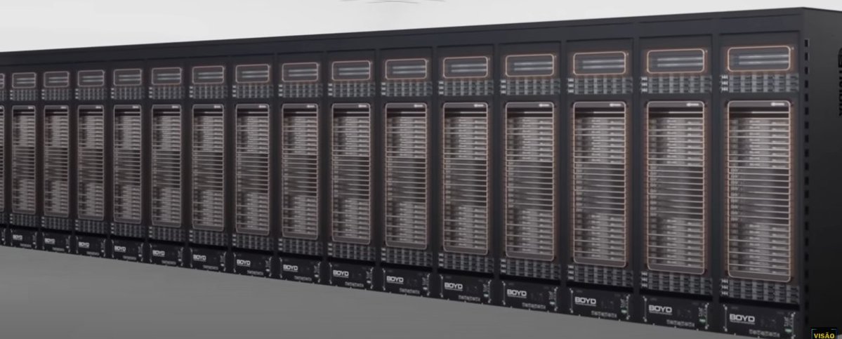 framebuffer_br's tweet image. Energia e refrigeração, os maiores desafios que @elonmusk enfrentou para interligar centenas de milhares de GPUs em regiões áridas dos EUA. Quase 1 milhão de GPUs da NVIDIA funcionam como uma gigantesca GPU para processamento de IA. Vale assistir o vídeo

youtube.com/watch?v=6Y5xZ7…