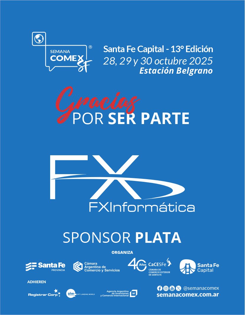 📷 Les presentamos a nuestros sponsors de esta nueva edición SEMANA COMEX 2025 #semanacomex #comercioexterior #comercio #exterior #sponsor #13edicion
<a href="/FxInformatica/">FX Informática</a>
