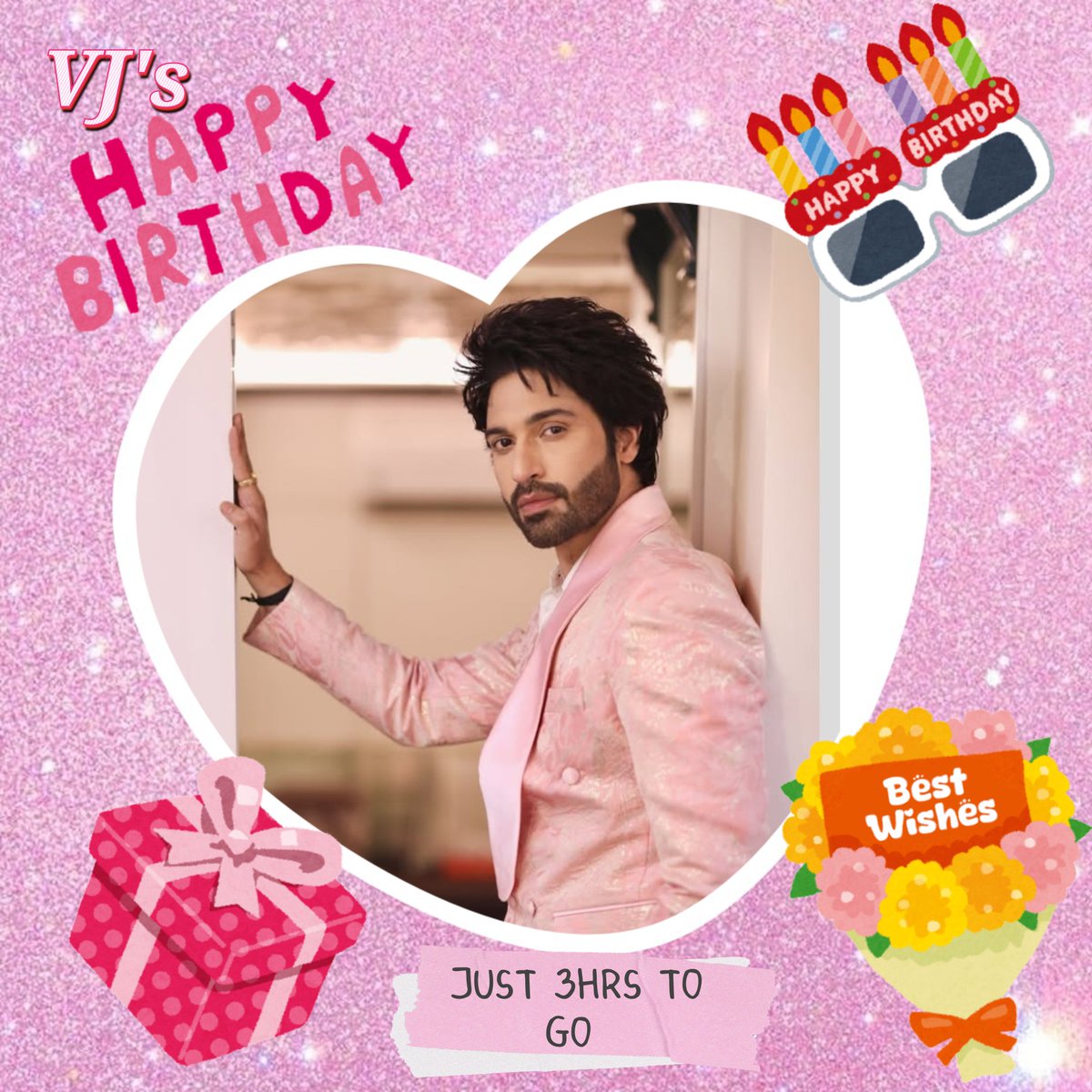 Just 3 Hrs To Go For VJ'S Birthday 🎈🎉🎂🎉💖💖💖🎈

#VijayendraKumeria
#HappyBirthdayVijayendraKumeria
#JagritiEkNayiSubah #SurajThakur