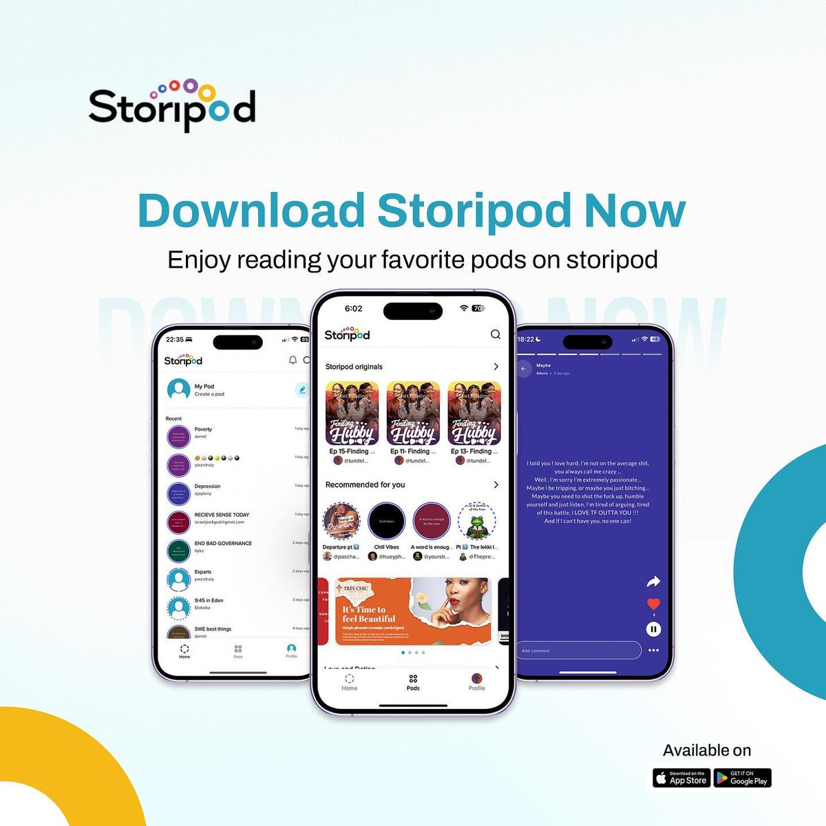LekansView's tweet image. .@StoripodApp: The On-Chain Storytelling Revolution Powering Africa’s Creative Economy!

Co-Founded by @jakuzy09 Storipod is revolutionizing how creators share, own, and monetize their stories.

Now crossing 100K+ users and growing fast.
Read More: africafactszone.com/storipod-the-o…