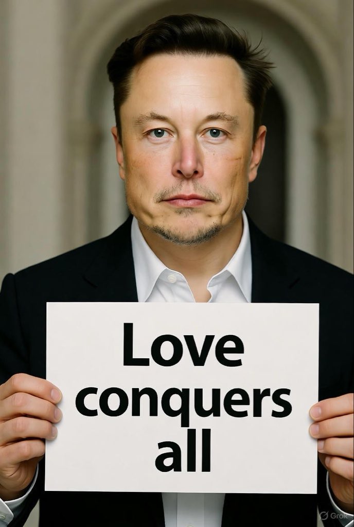 Supamusk123's tweet image. Love conquers all. 

Do you agree?

A. Yes
B. No