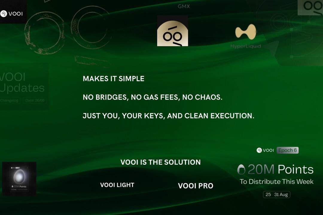 Mrtester77's tweet image. The real flex isn’t trading on ten chains. it’s trading on one… that connects them all.

@vooi_io makes it simple;
no bridges, no gas fees, no chaos.
just you, your keys, and clean execution.

same defi depth, cex ease.

it’s not hype. it’s harmony.

Check it out here:…