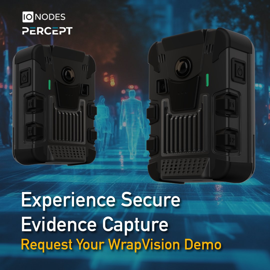 WrapTechInc's tweet image. Want to see WrapVision in action? 

Powered by the @ionodes PERCEPT Camera + Wrap’s Evidence Management System, WrapVision is secure, compliant, and built for today’s officers.

👉 Request a demo: vist.ly/4a4yh
#WrapVision #LawEnforcementInnovation $WRAP