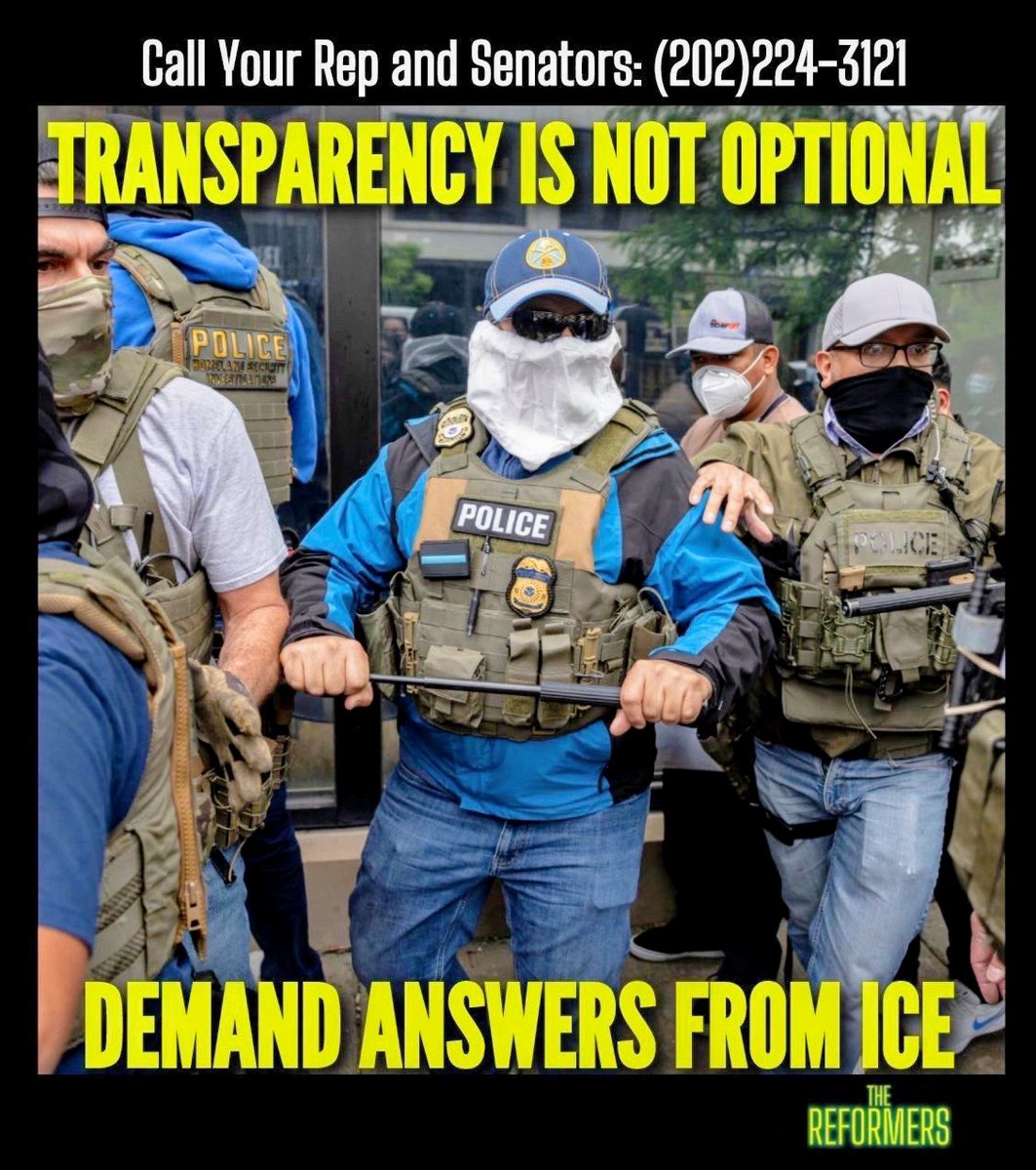 meme611081531's tweet photo. This insanity must stop. Not knowing who is arresting you and why is a crime. We, the people, must push back and force these so-called ICE agents off of our streets. We Americans deserve better. #wtpBLUE #DemVoice1 #ProudBlue #VoteBlueforOurFuture https://t.co/VofvpmLRy8