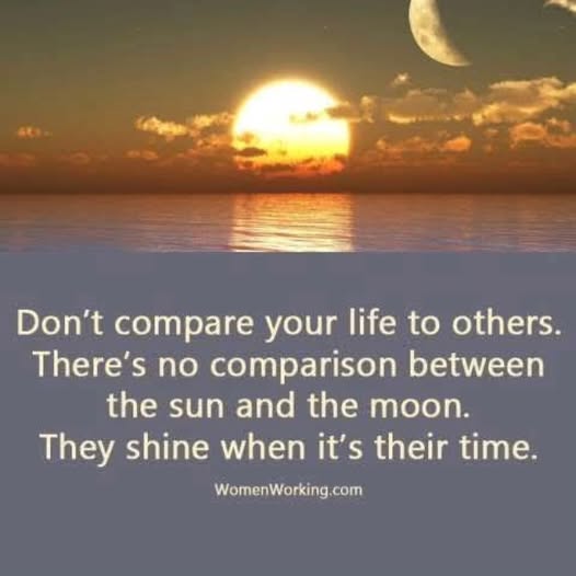 TrainingMindful's tweet image. #compare #life #shine