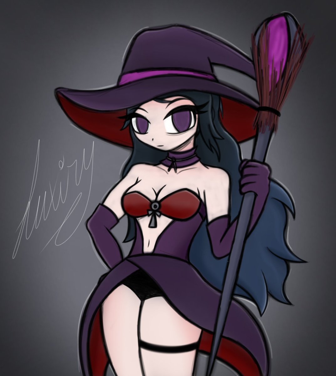 Se acerca Helloween!! y ella ya esta preocupada. EMILY LA P### MADRE ESPERATE UN POCO QUE FALTAN 20 DIAS AUN! 🔥
#LuxiriArts #dibujo #dibujodigital #ocart #originalcharacter #Helloween #cosplay #ibisPaintX