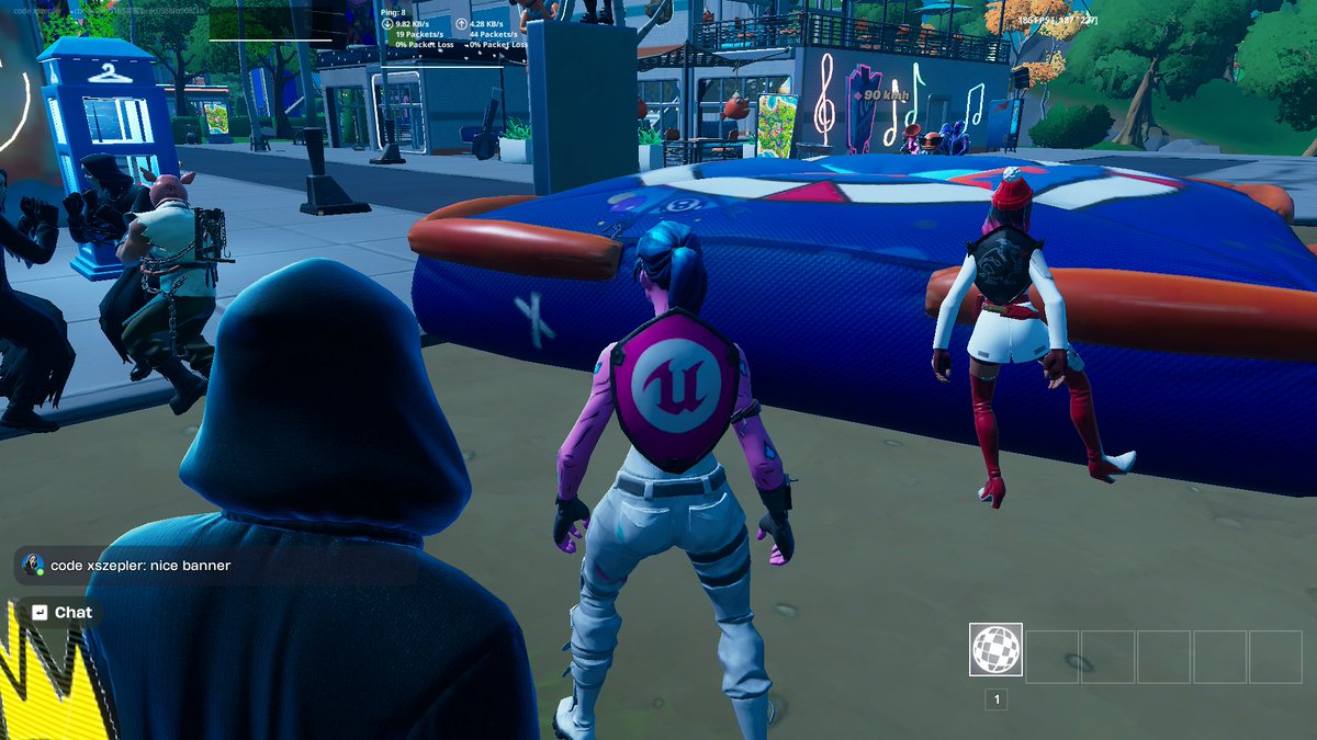 pink with unreal engine banner