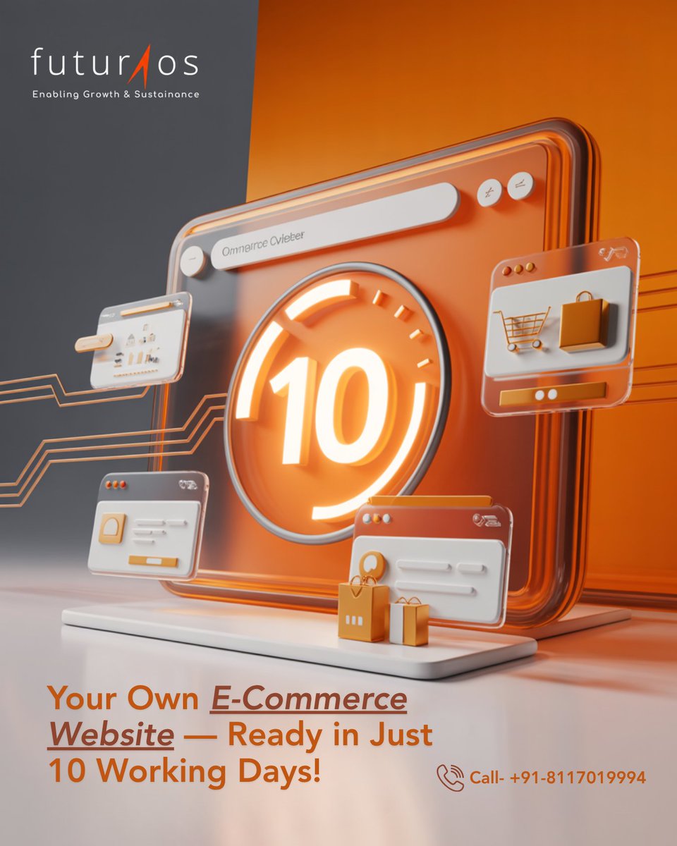 Futuriostech's tweet image. Launch Your Online Store in Just 10 Working Days!
At FUTURIOS, we turn your business idea into a fully functional E-Commerce Website — fast, secure, and beautifully designed to sell!

#Futurios #EcommerceWebsiteDesign #EcommerceDevelopment #OnlineStoreDesign #WebsiteDevelopment