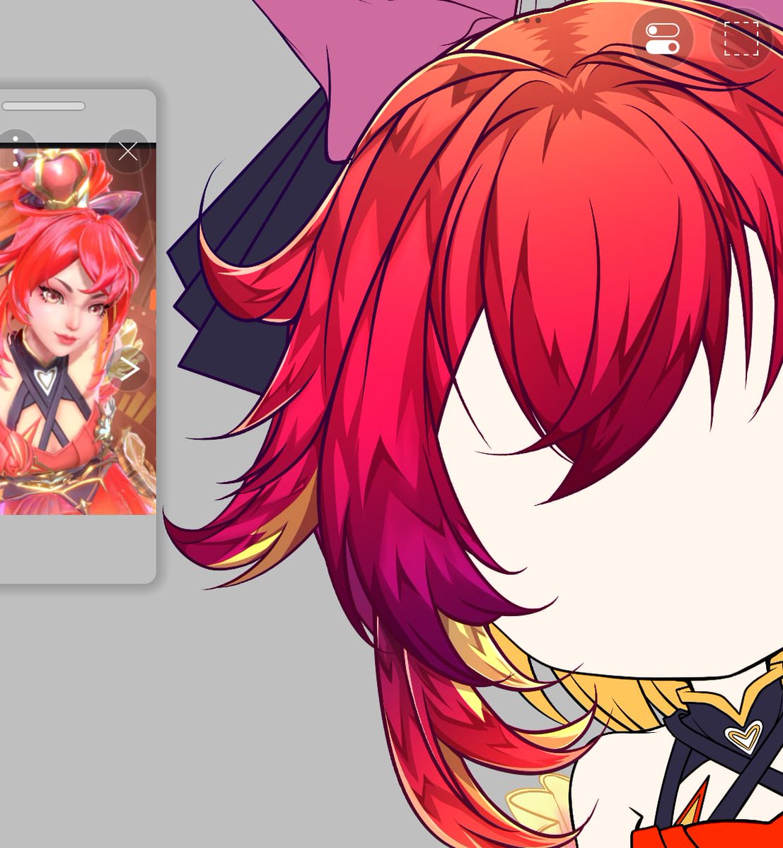 Kamochinoru0o's tweet image. Sneaky peaky! 
#Wipart #mgl