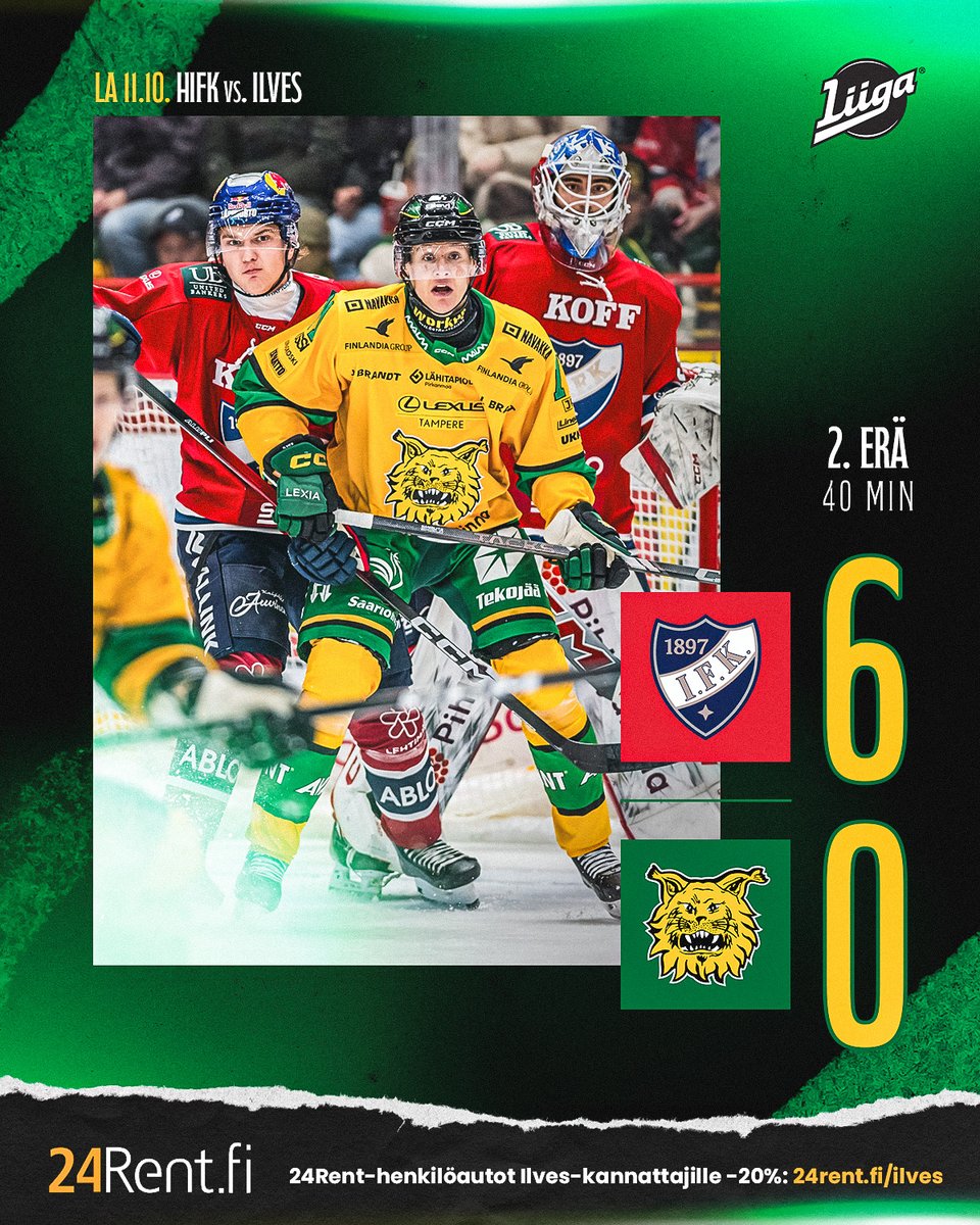 ilveshockey's tweet image. ☝️ Koska tätä päivitystä odotettiin, niin muistutetaan, että 24Rent-henkilöautot ovat Ilves-kannattajille -20% ‼️

➡️ 24rent.fi/ilves

#Ilves #Liiga