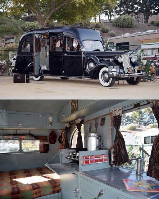 1937 Packard Motor Home.