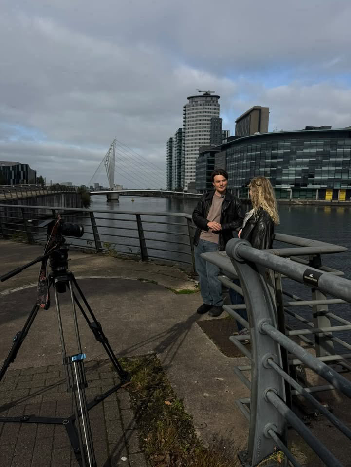 HobdayFilmmaker's tweet image. Had the amazing opportunity to be interviewed by Maya Stead for the @BeyondCnf 2025 🎙️ 

Such an inspiring event with brilliant conversations about creativity, innovation and the future of storytelling! 🌍✨

#BeyondConference #CreativeIndustries #Innovation #Storytelling