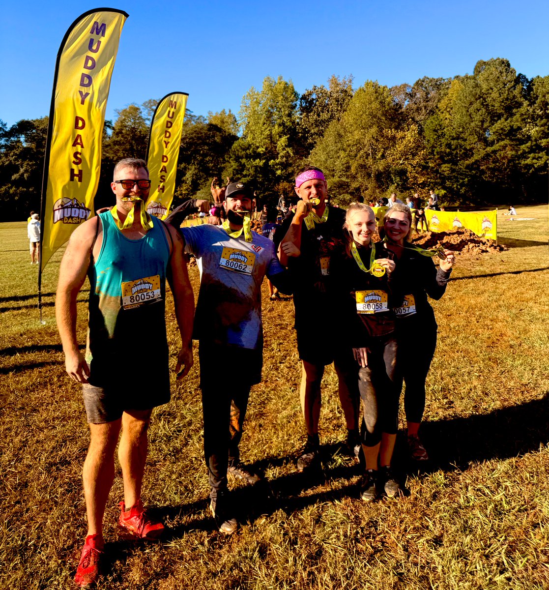 I think it's fair to say we had fun! Our first mud run is in the books! 

We did it the <a href="/famgymapparel/">Family Gym Apparel</a> way! 

“FAMILY”