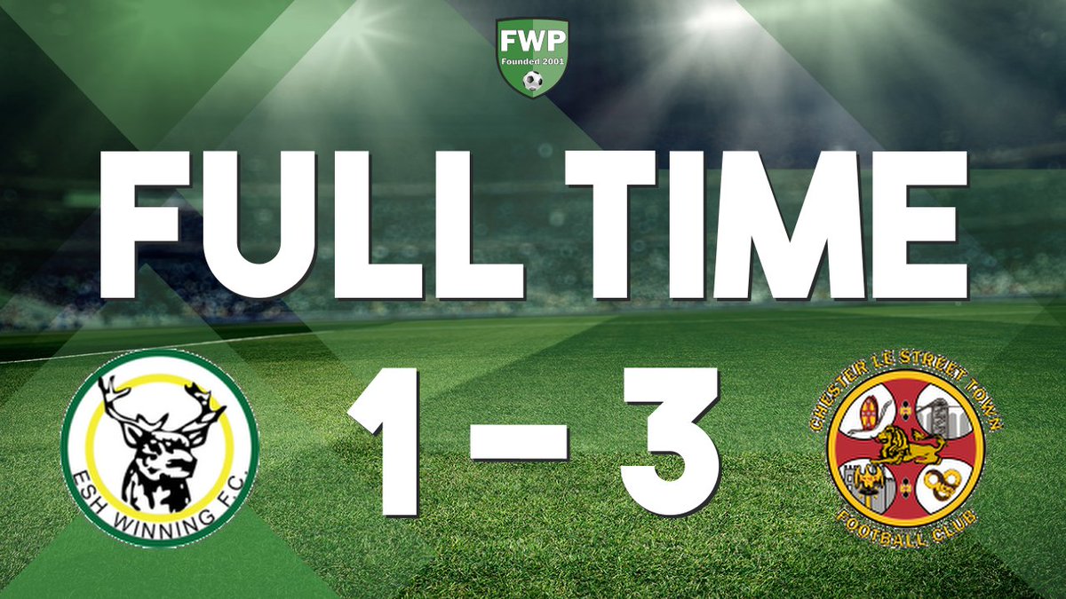 FULL-TIME: Esh Winning 1-3 Chester-le-Street Town fwp.co/fqLUcK