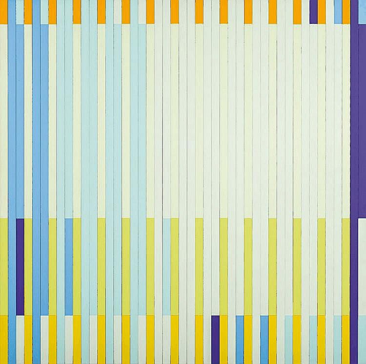 Pixel0Symphony's tweet image. Karl Gerstner, Zyklische Permutation Series (Cyclic Permutation Series). 1976.
Acrylic on aluminum slats.
