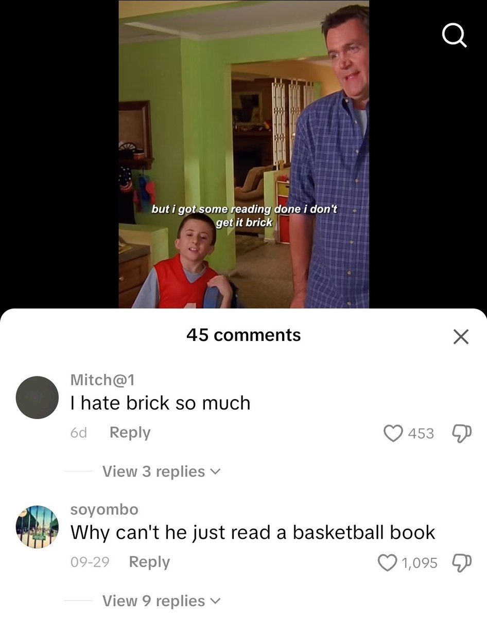 sharcccc's tweet photo. They are so mean to brick and for what https://t.co/5o6jqLkq5z