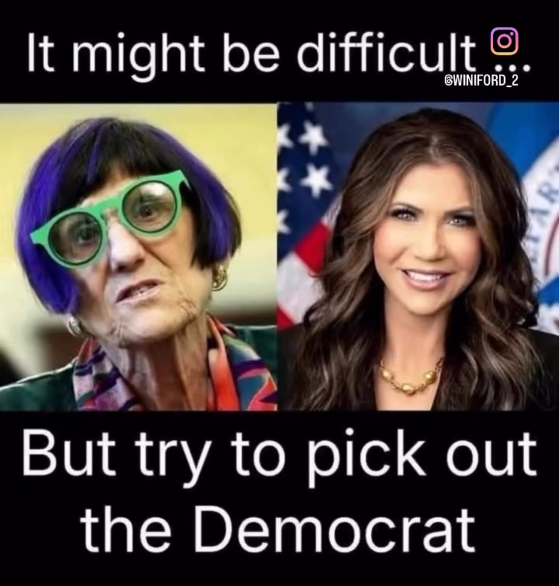 DorLinder's tweet image. Can you? #kristinoem #DemocratsAreTheProblem
