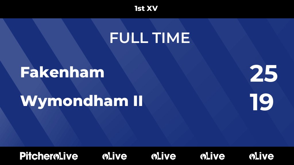 FULL TIME: Fakenham 25 - 19 Wymondham II
#FAKWYM #Pitchero
fakenhamrufc.com/teams/238531/m…