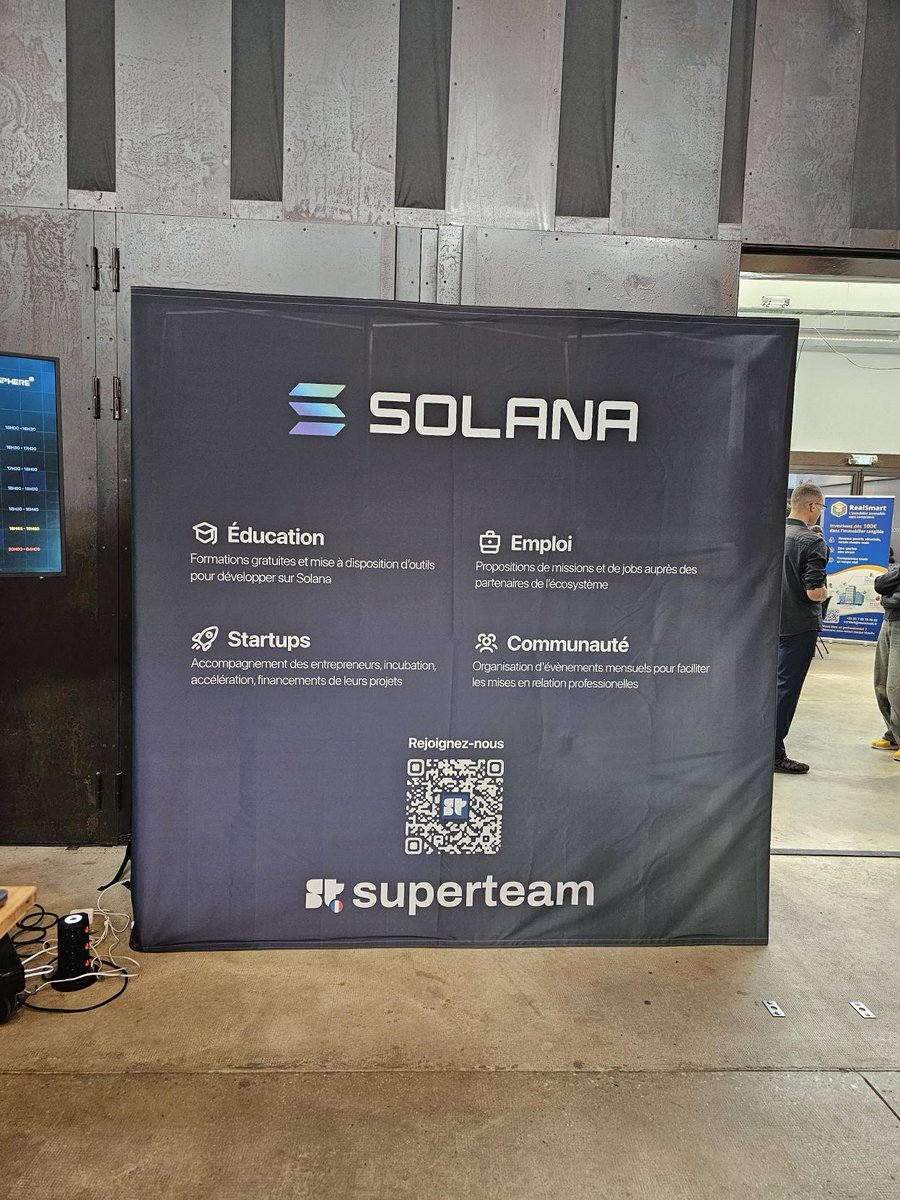 Billz_io's tweet image. Billz on tour with @solana &amp;amp; @SuperteamFRANCE  
from Paris to Lyon, we’re building side-by-side. Grateful to be accompanied by this crew as we scale Billz. Let’s keep shipping! 
#Solana #Billz

@Arthurisfrench @ataraxiaDEFIT @KRYPTOSPHERE_  @go_disrupt