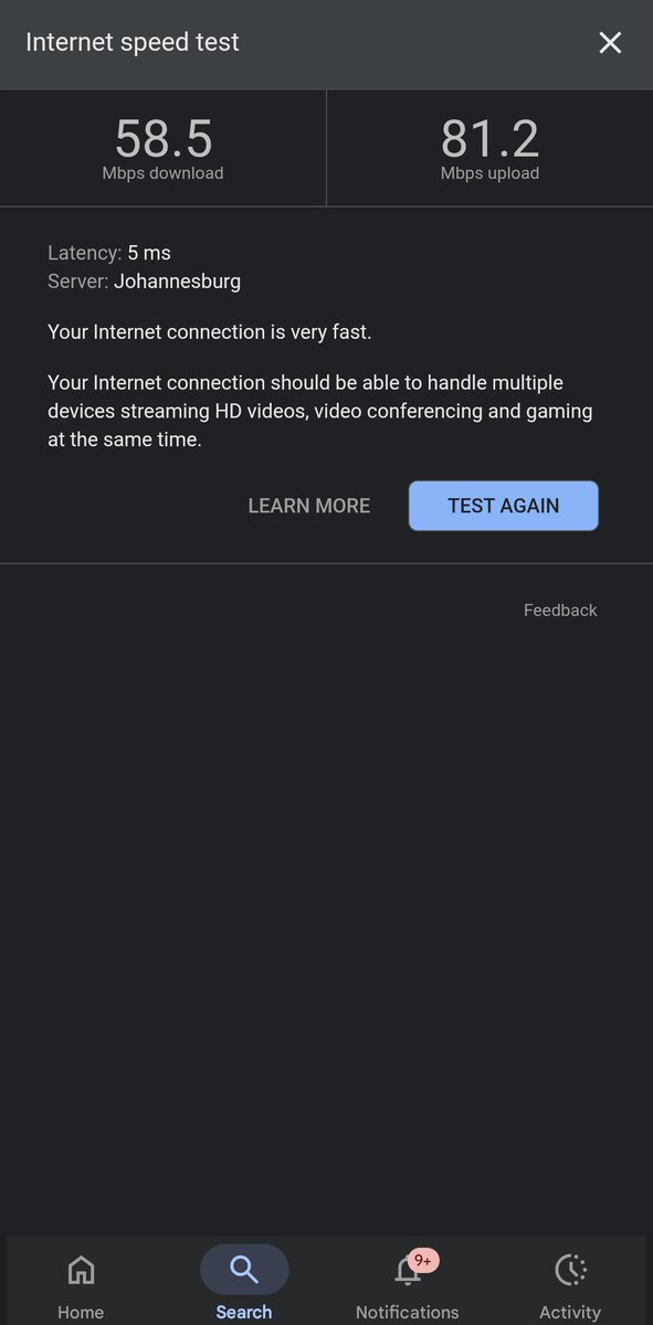 kDizzy23's tweet photo. @VoxTelecom paying for 200/200 and getting these speeds doesn't seem right. Something needs to be fixed surely. https://t.co/5L2pRF5rhH