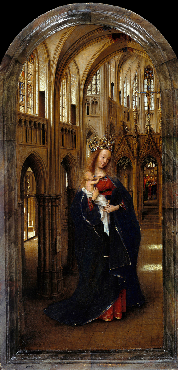 artistvaneyck's tweet image. The Madonna in the Church #artbots #vaneyck