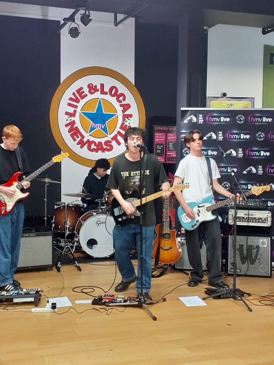 hmvNewcastle's tweet photo. A welcome return to our #LiveAndLocal stage for #CentralArcade. Blistering performance guy's. Cheers.π
#live #LiveMusic #livemusicvibes #gig #gigs #SaturdayVibes https://t.co/3fRbiH3sk9