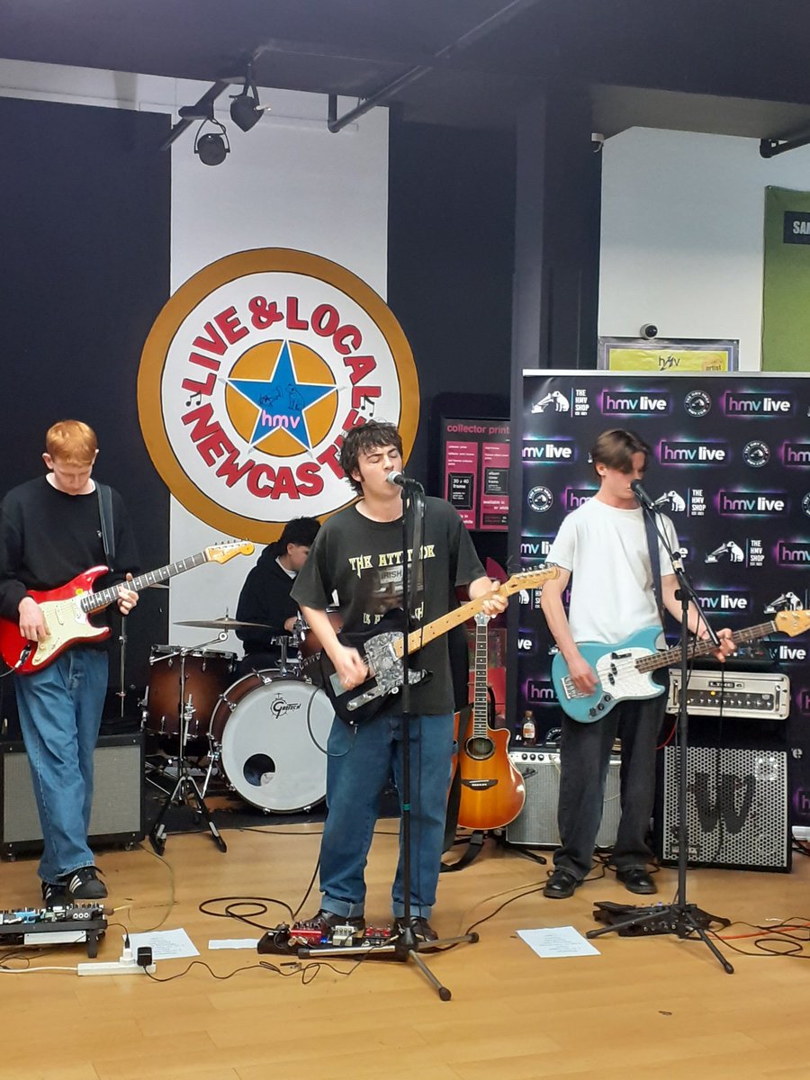 hmvNewcastle's tweet photo. A welcome return to our #LiveAndLocal stage for #CentralArcade. Blistering performance guy's. Cheers.π
#live #LiveMusic #livemusicvibes #gig #gigs #SaturdayVibes https://t.co/3fRbiH3sk9