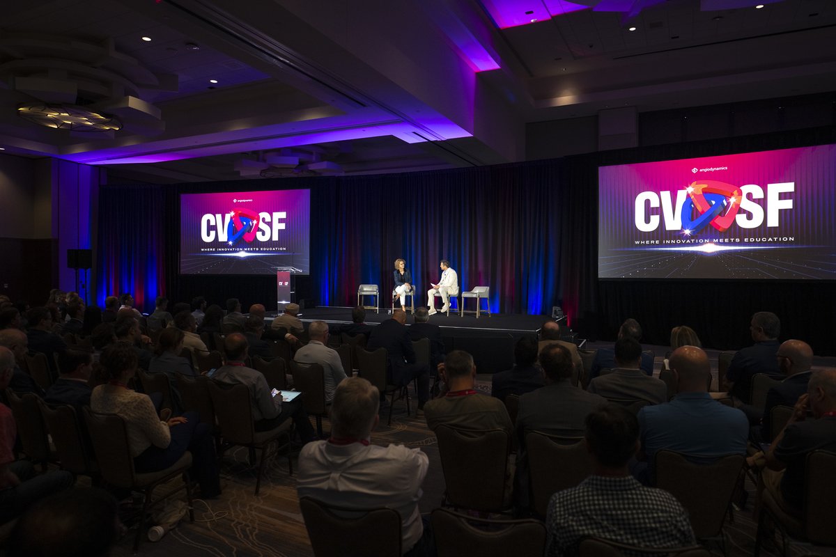 angiodynamics's tweet image. A heartfelt thank you to our keynote speakers Dr. Alexandra Lansky and Dr. John Rundback for delivering an inspiring and thought-provoking keynote address at #CVSF.

AngioDynamics▶️ bit.ly/3IQ52yI

All Physicians mentioned are paid consultants of AngioDynamics.