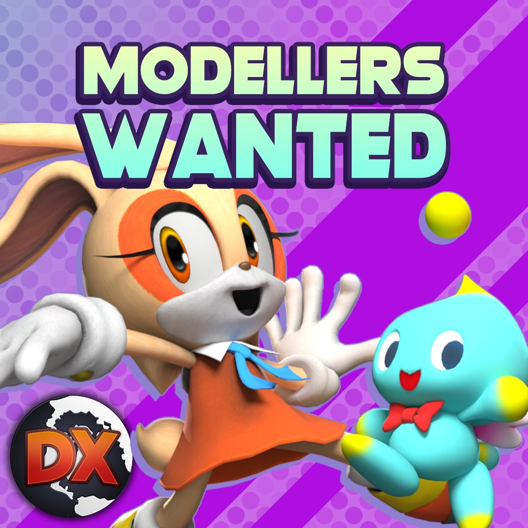 SonicWorldDX's tweet image. ‼️IMPORTANT ‼️
Fan of Sonic or Chao and good at Blender?

We're looking for modellers, rigging artists and 3D animators for the Chao Garden in Sonic World DX.

Interested? Please fill the application form below.