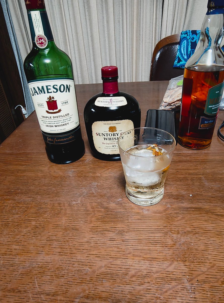 ジェムソンとオールド…一周回って美味すぎる🙃