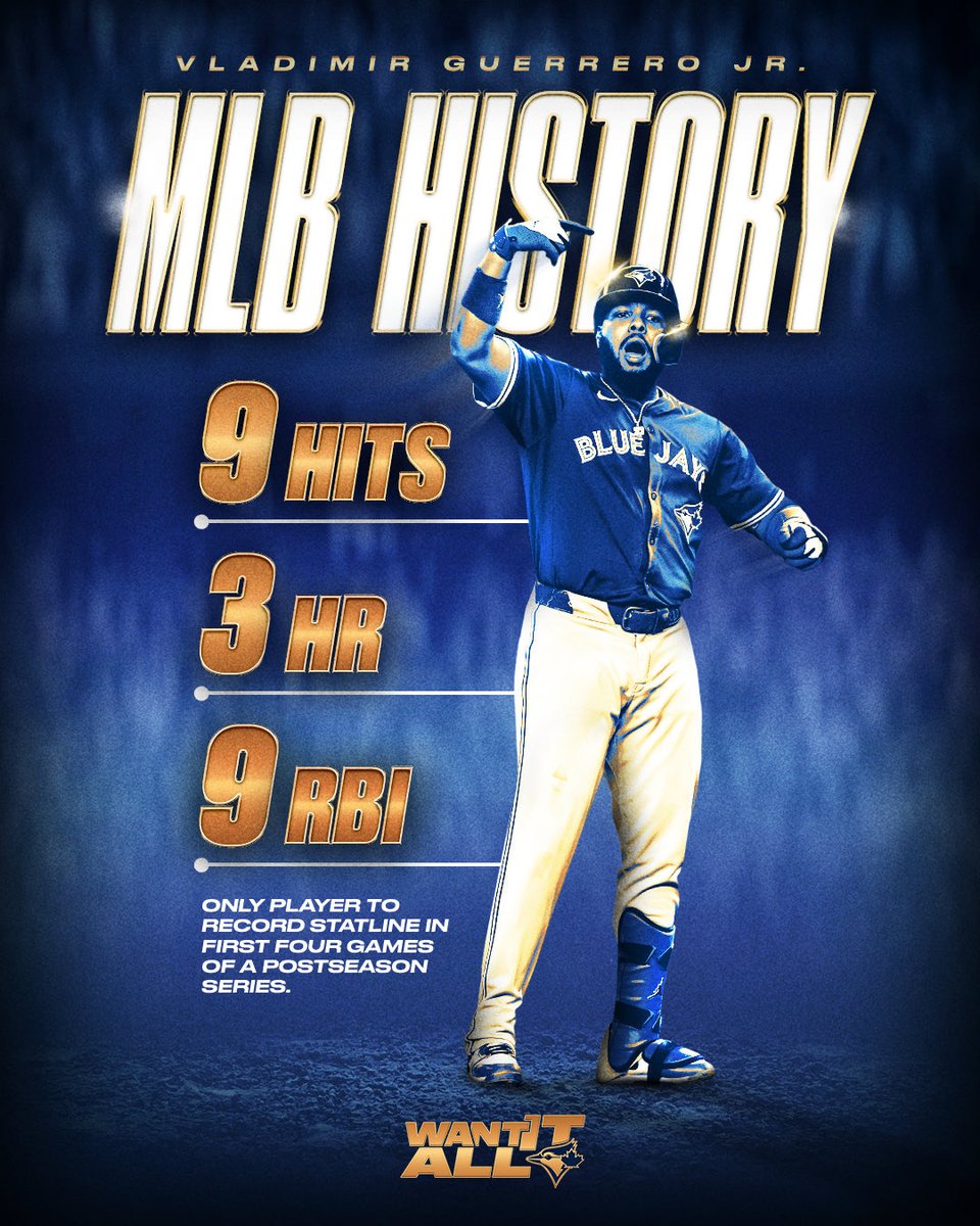 One of the greatest single-series Postseason performances of all-time! #WANTITALL