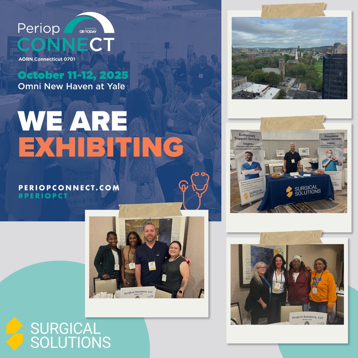 ss_healthcare's tweet image. We’re off to a great start here at Periop ConneCT in New Haven, CT!

Stop by our Surgical Solutions booth and say hello! 

#PeriopConneCT #AORN #SurgicalSolutions #PerioperativeNursing #HealthcareCommunity #SurgerySupportSurgical Solutions booth