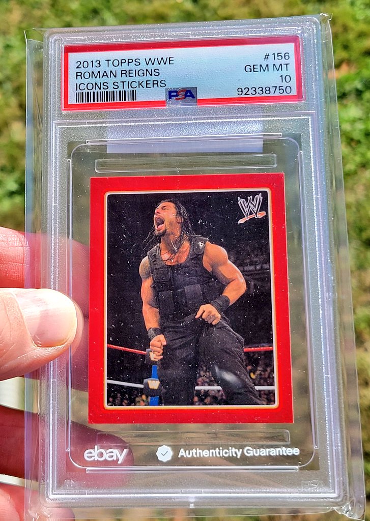 bigwerms's tweet image. POP 1 ROMAN REIGNS ROOKIE PSA 10 🔥💪👀