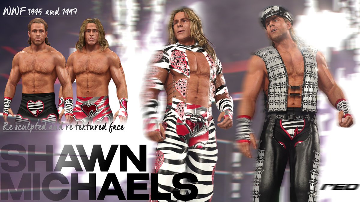 Shawn Michaels - WWF 1995 &amp; 1997 now live on my page - link in bio!
#WWE2K25