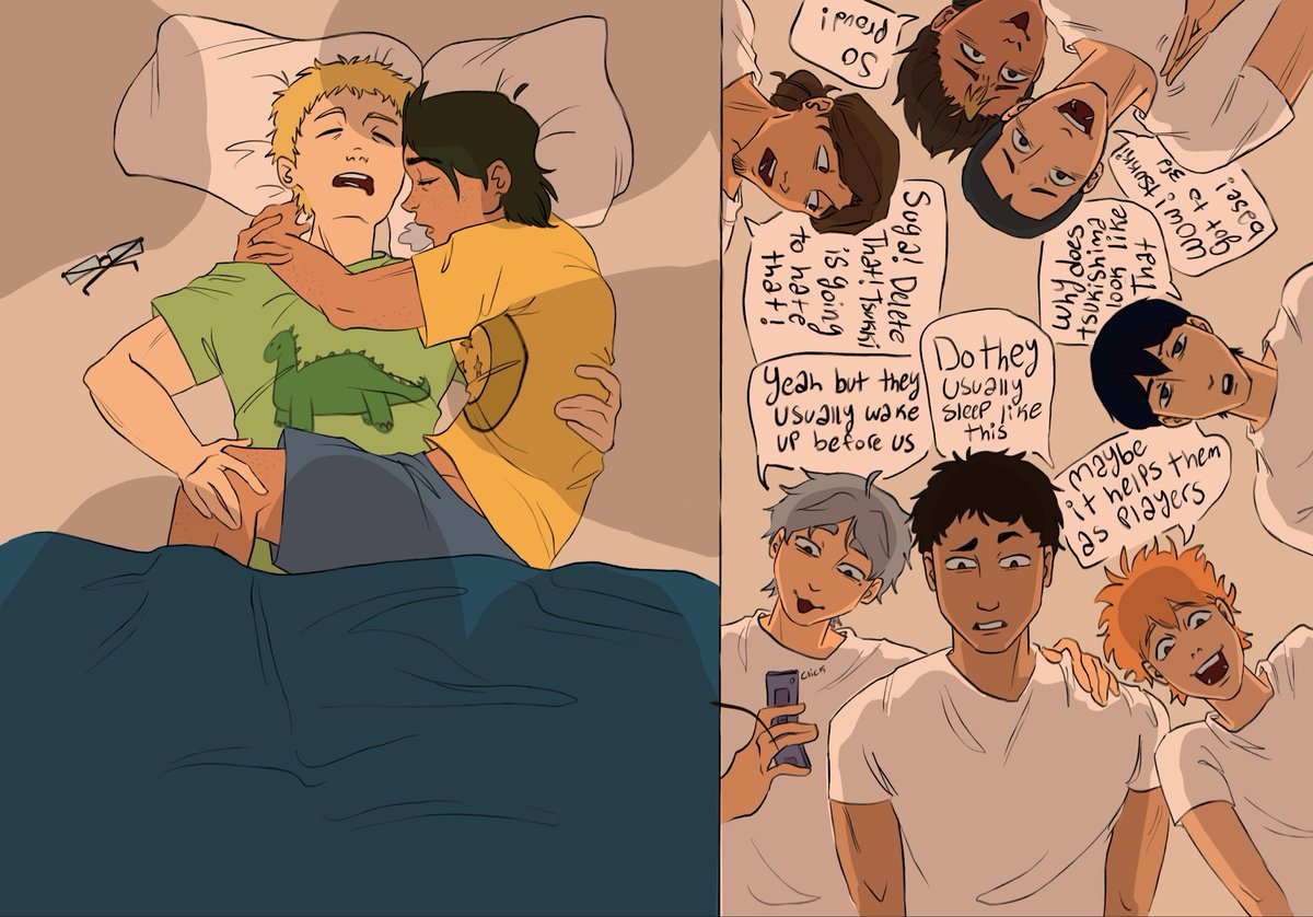 cremaypeaches's tweet image. they ain’t ever living this one down #haikyuufanart #haikyuutwt #tskym
