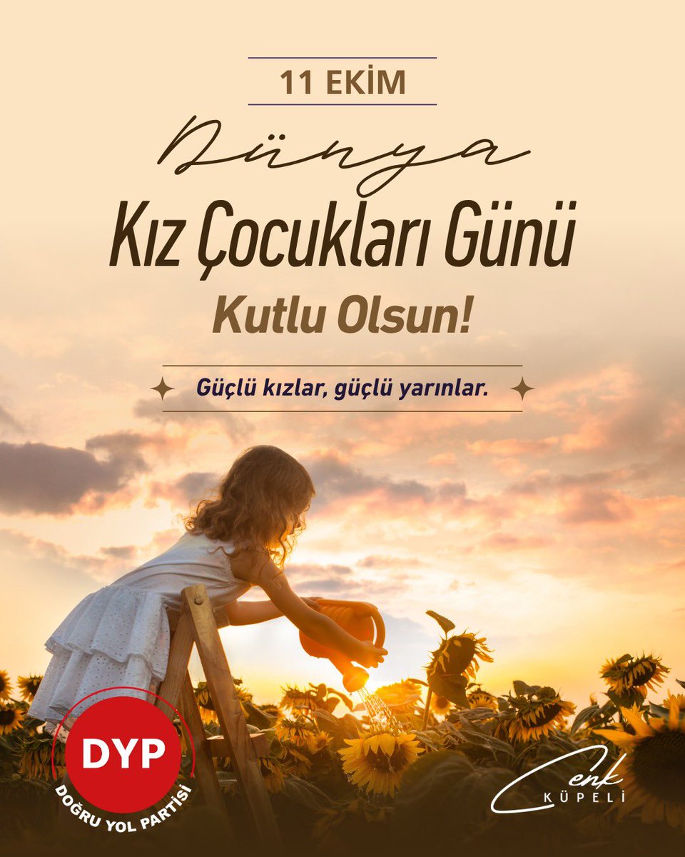 Kızım Karen başta olmak üzere bütün kızların #dünyakızçocuklarıgünü kutlu olsun.