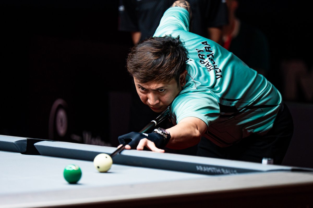 MatchroomPool's tweet image. Harry Vergara first played on the World Nineball Tour in 2024. He reached the quarter-finals 🌟

Back in the Vietnamese capital, he&apos;s a WNT Major semi-finalist 👏🇵🇭

#WNT | #HanoiOpenPool 🇻🇳