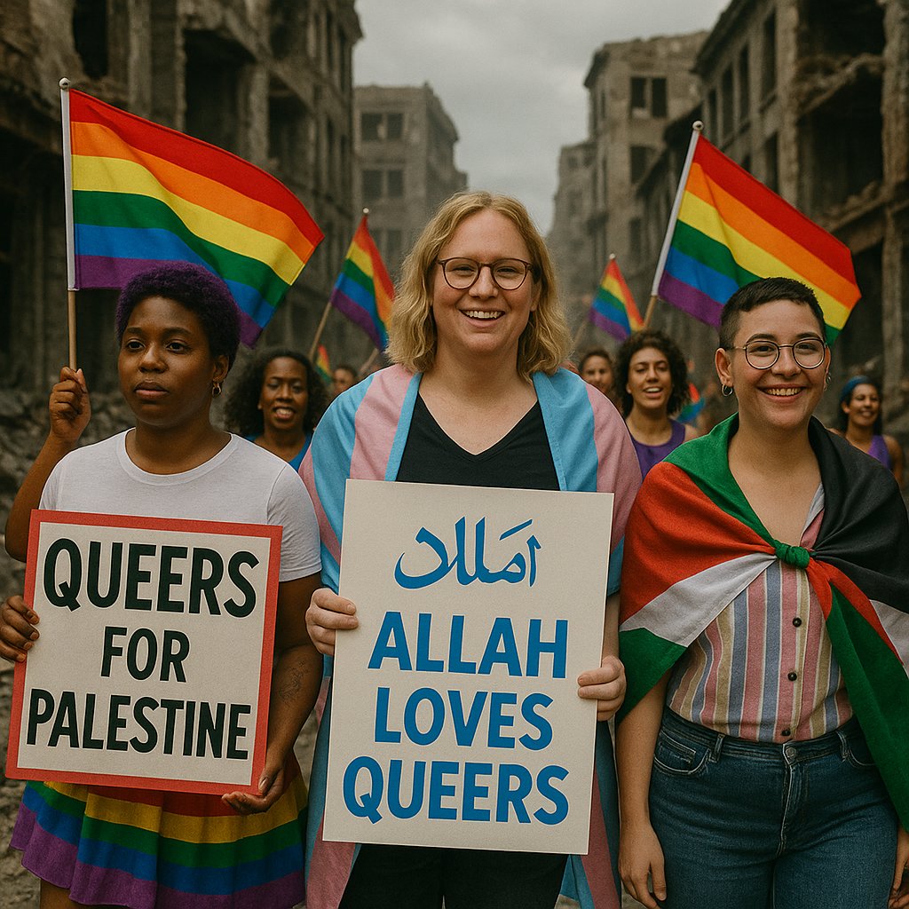 lelemSLP's tweet image. The war is over, and Gazans are finally ready to host their first Pride Parade. All the European, American, Canadian and Australian Pro-Palestinians are invited!